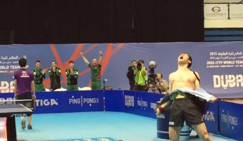 葡萄牙小哥翻版张继科！